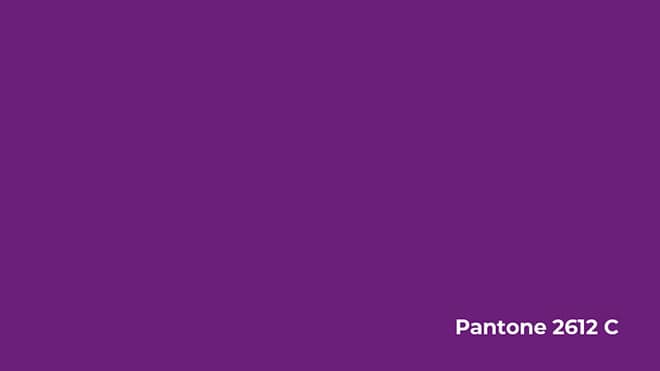 pantone color chart purple