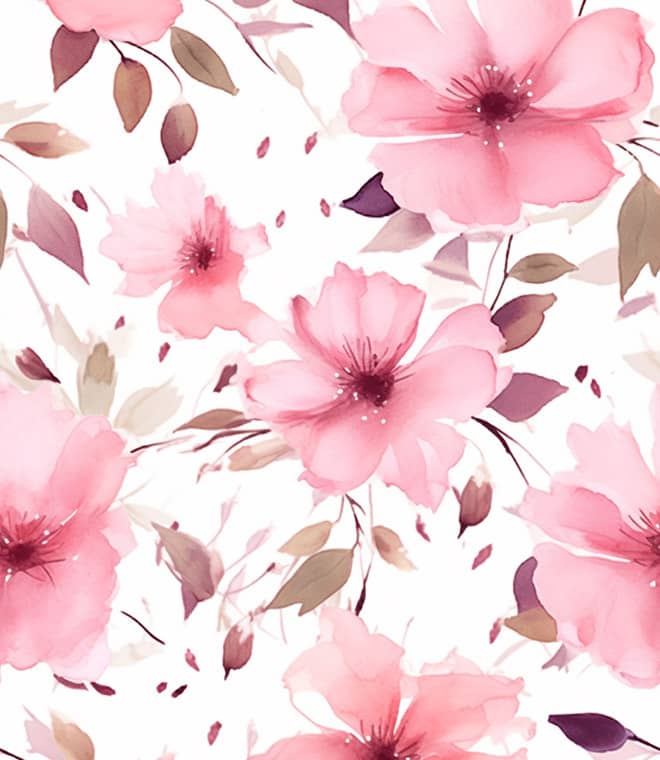 pattern design featuring rose pink