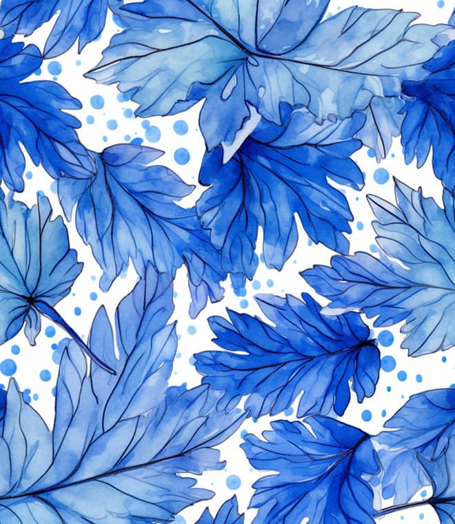 pattern design featuring YinMin Blue shades