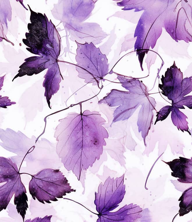 Musterdesign mit Royal Purple-Farbtönen